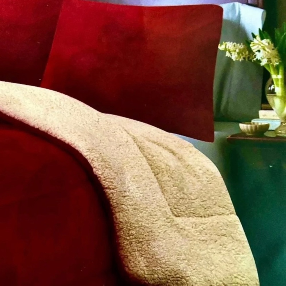 King Size Grey Ultra Soft Plush Blanket Set 3 Pc - Picture 2 of 6